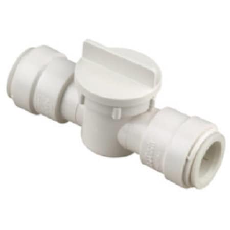 House P-671 0.5 in. Copper Tube Size x 0.25 in. Copper Tube Size Quick Connect Straight Valve HO571547